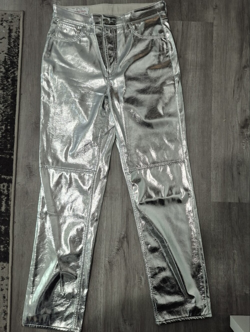 Silver "Leather" Gap Pants